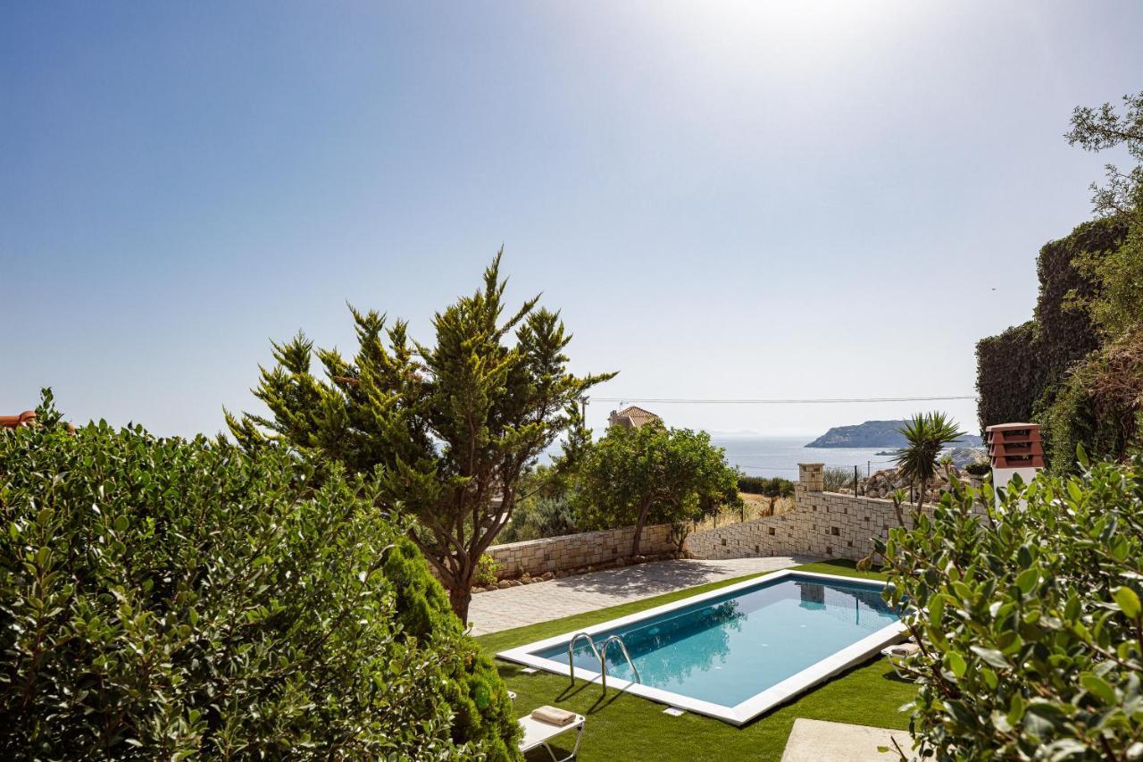 Veranda Sea View Villa, Walking Distance To Beach, By Thinkvilla Agia Pelagia  Buitenkant foto
